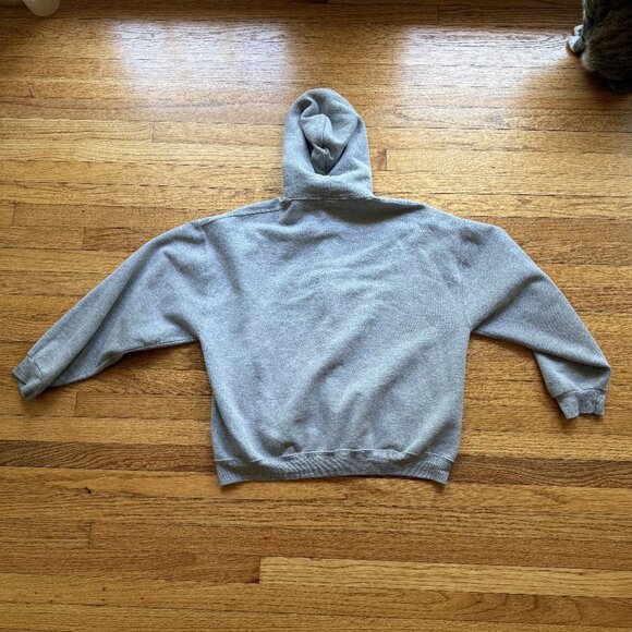 Vintage Russell Athletic Zip Up Hoodie Gray Pullover Size XL Baggy - Picture 2 of 7